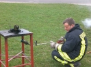 Ausbildung Löschen eines Fettbrandes und der Umgang mit einem Feuerlöscher