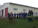 Ausbildung Löschen eines Fettbrandes und der Umgang mit einem Feuerlöscher